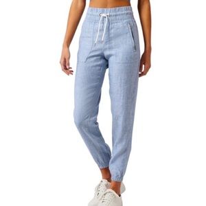 Athleta Cabo Linen Joggers